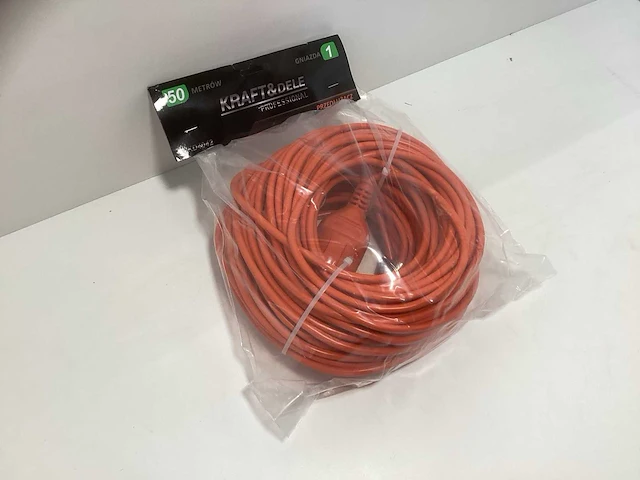 Verlengkabel- snoer - 50m - 230v - afbeelding 2 van  5