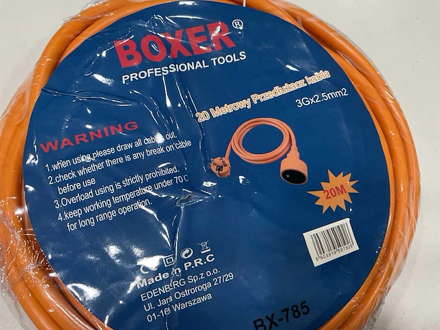 Verlengkabel 20 meter 3g x 2,5mm - afbeelding 2 van  3