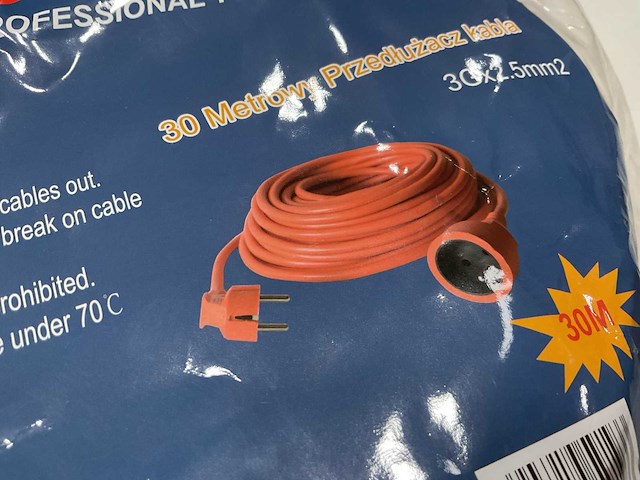 Verlengkabel 30 meter 3g x 2,5mm - afbeelding 4 van  4