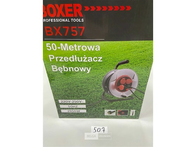 Verlengkabel 50 meter 2950w voor buiten gebruik - afbeelding 2 van  3