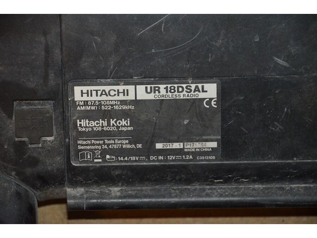 Verlengkabel op haspel lumx 40m, werflamp hilti opus maxi, werfradio hitachi ur18dsal - afbeelding 4 van  12