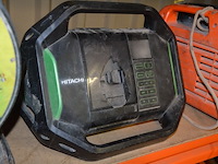 Verlengkabel op haspel lumx 40m, werflamp hilti opus maxi, werfradio hitachi ur18dsal - afbeelding 12 van  12