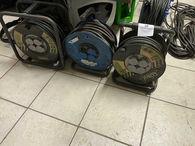Verlengkabelhaspels (3x) - afbeelding 1 van  4