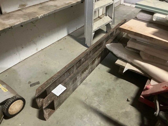 Verlenglepel heftruck (2x) - afbeelding 1 van  2