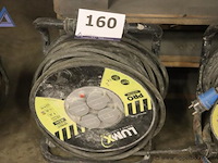 Verlengsnoer op haspel - lumx - pro neoprene, 40m, 2.5mm² - afbeelding 1 van  1