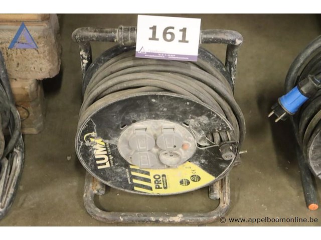 Verlengsnoer op haspel - lumx - pro neoprene, 40m, 2.5mm² - afbeelding 1 van  1