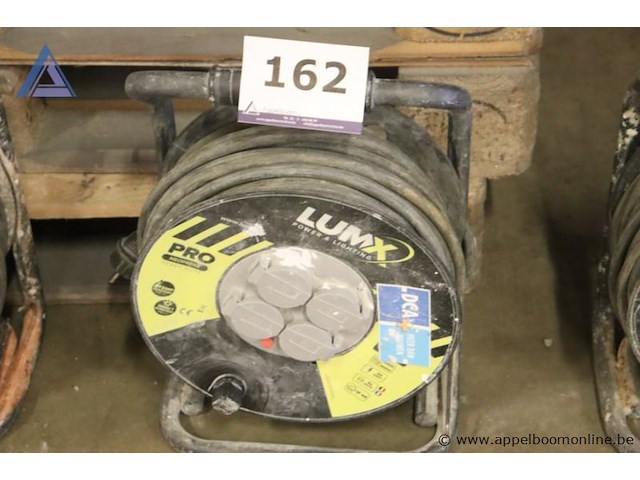Verlengsnoer op haspel - lumx - pro neoprene, 40m, 2.5mm² - afbeelding 1 van  1