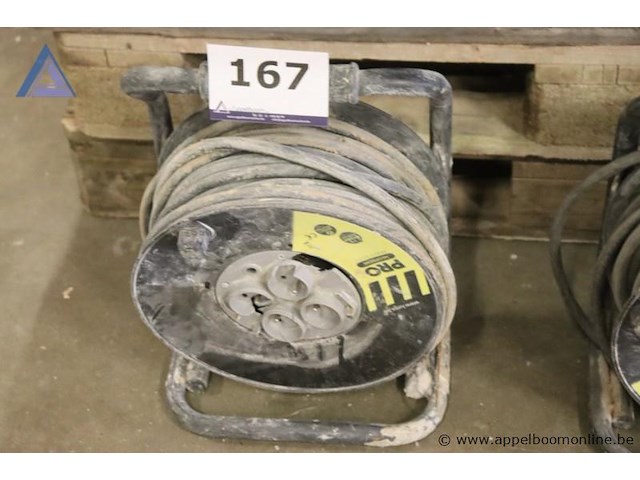 Verlengsnoer op haspel - lumx - pro neoprene, 40m, 2.5mm² - afbeelding 1 van  1