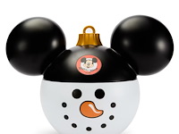 Verlichte sneeuwpop h30,5cm - afbeelding 3 van  4