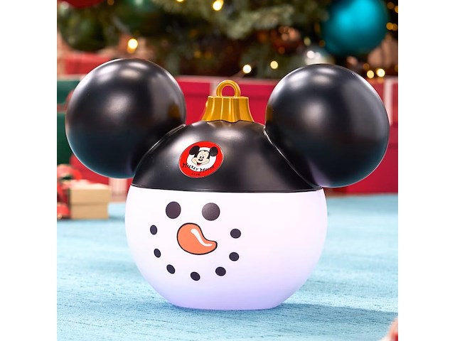 Verlichte sneeuwpop h30,5cm - afbeelding 2 van  4