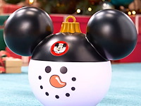 Verlichte sneeuwpop h30,5cm - afbeelding 2 van  4