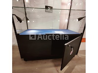 Verlichte swarovski-vitrine met slot en sleutel - afbeelding 4 van  5