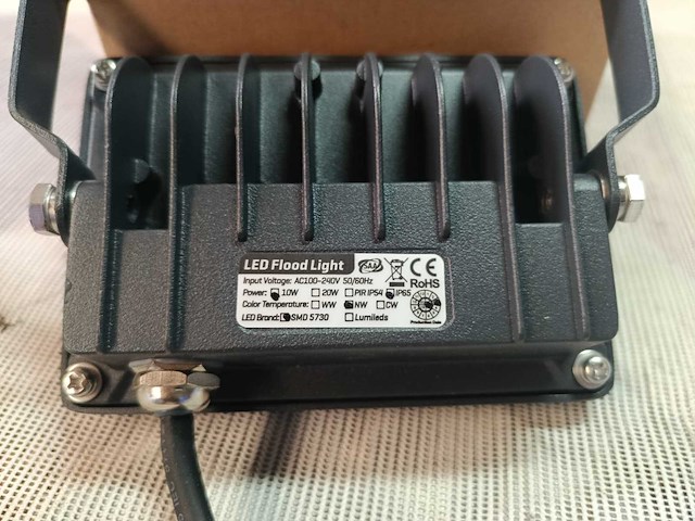 Verlichting 10w - led floodlight smd5730 (5x) - afbeelding 1 van  3