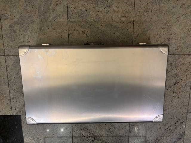 Verlin - verlin vintage aluminium koffers nieuw -1960!! (2x) - afbeelding 2 van  6