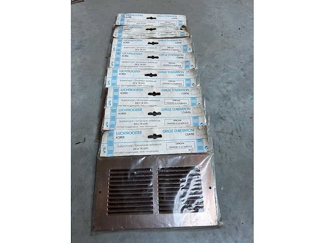 Verluchtingsroosters - various contractor materials - afbeelding 1 van  1