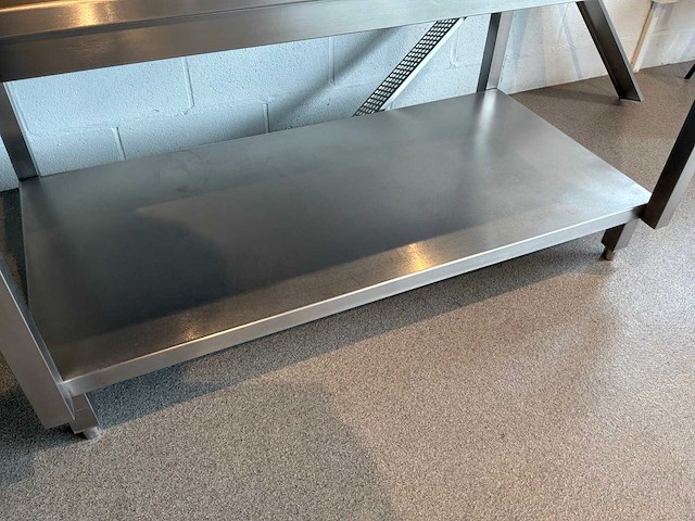 Vermandere - inox tafel met onderblad - afbeelding 3 van  4