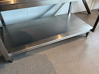 Vermandere - inox tafel met onderblad - afbeelding 3 van  4