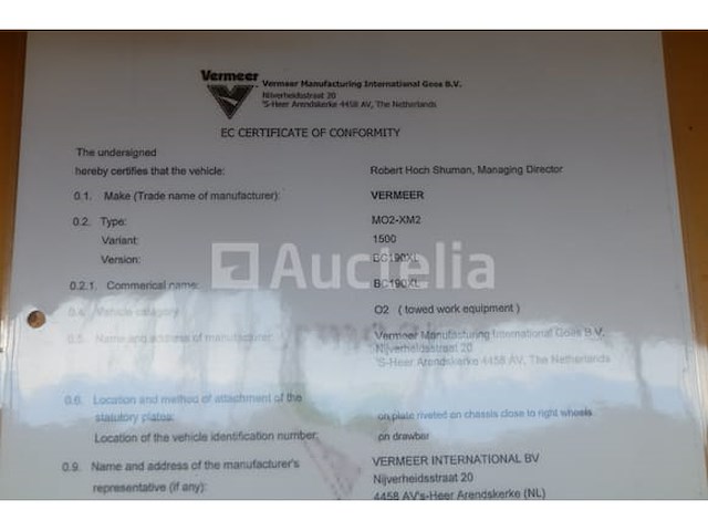 Vermeer bc190xl houtversnipperaar (ref: v3) (vin: xm2m12167kb001014(01)) - afbeelding 29 van  54