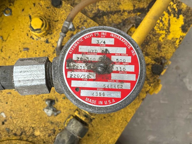 Vermeulen 415 hydraulisch aggregaat - afbeelding 9 van  9