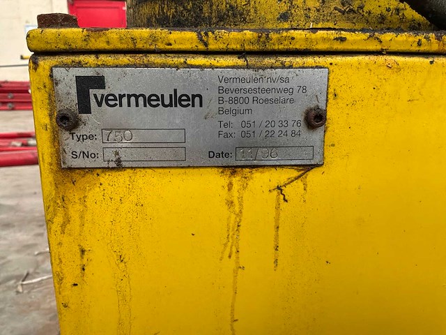 Vermeulen 750 hydraulisch aggregaat - afbeelding 5 van  9
