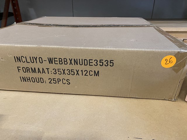Verpakking dozen 35x35x12cm (3dozen van 25st) - afbeelding 2 van  3