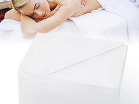 Verpakking van 100 wegwerpbare massagebedlakens - afbeelding 1 van  5