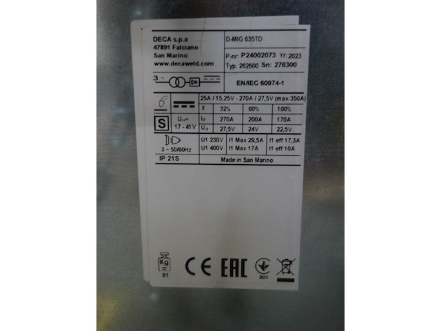 Verrijbaar mig lasapparaat deca - afbeelding 4 van  12