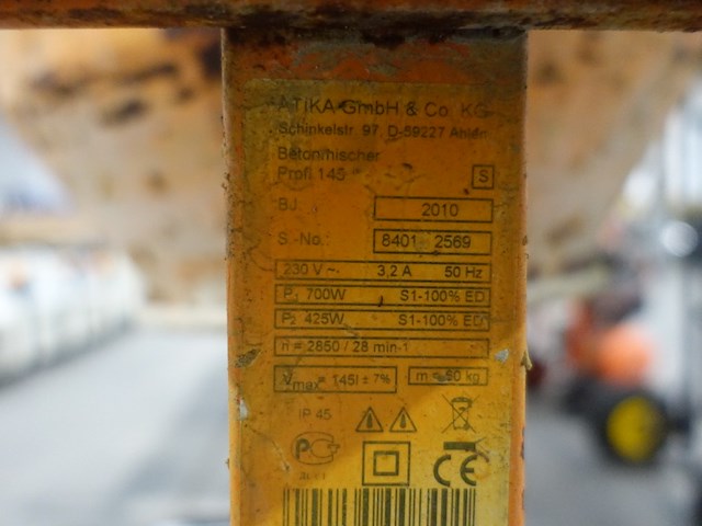 Verrijbare betonmolen atika - afbeelding 4 van  4