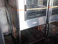 Verrijbare inox kippen/spitoven ubert