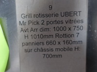 Verrijbare inox kippen/spitoven ubert - afbeelding 5 van  5