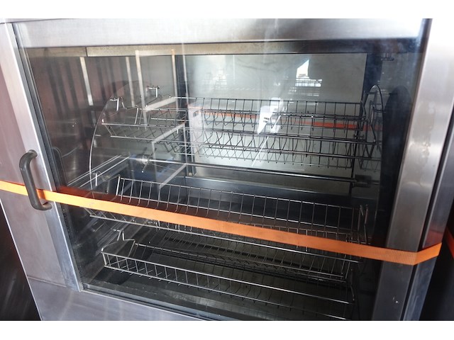 Verrijbare inox kippen/spitoven ubert - afbeelding 3 van  5