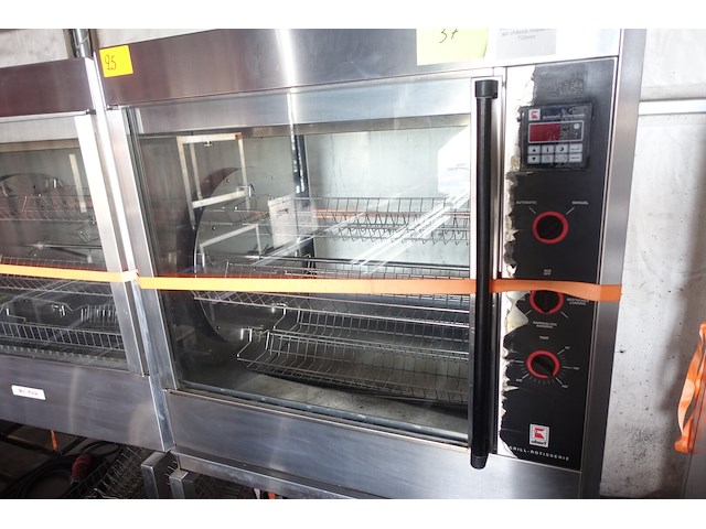 Verrijbare inox kippen/spitoven ubert - afbeelding 4 van  5