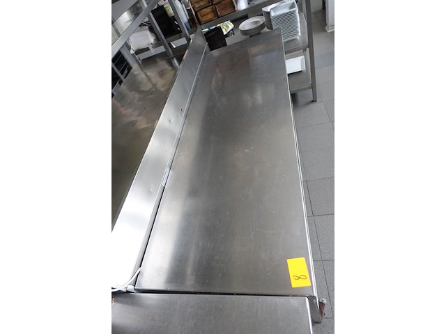 Verrijbare rvs werktafel - afbeelding 2 van  2