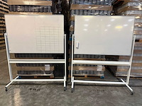 Verrijdbaar - whiteboards en flipovers (2x) - afbeelding 1 van  3