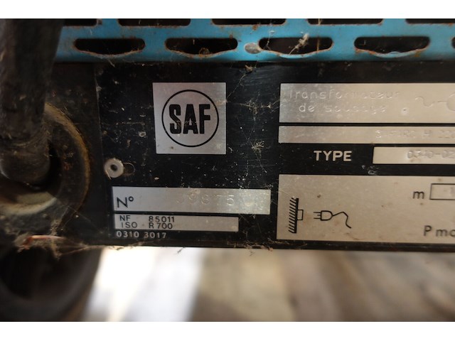 Verrijdbaar elektrode lasapparaat saf - afbeelding 6 van  8