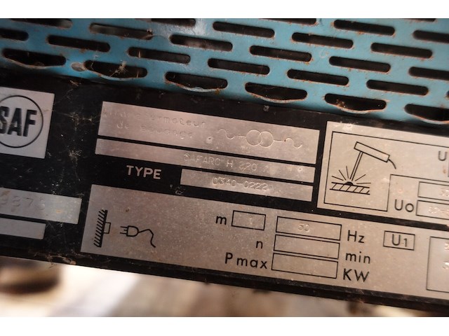 Verrijdbaar elektrode lasapparaat saf - afbeelding 8 van  8
