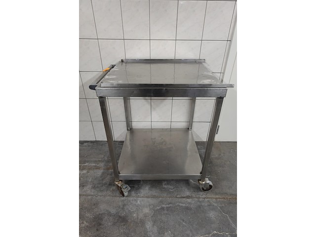 Verrijdbaar inox kar - afbeelding 2 van  4