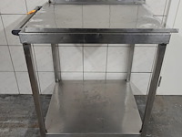 Verrijdbaar inox kar - afbeelding 2 van  4