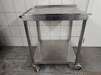Verrijdbaar inox kar - afbeelding 3 van  4