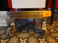 Verrijdbaar inox kar - afbeelding 3 van  3
