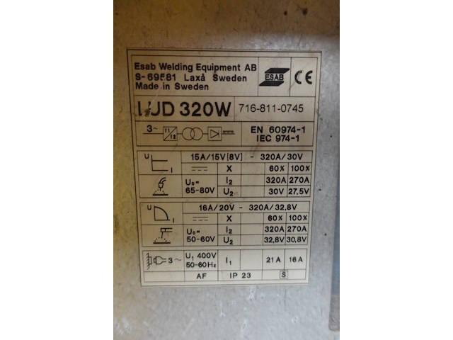 Verrijdbaar lasapparaat esab - afbeelding 8 van  8