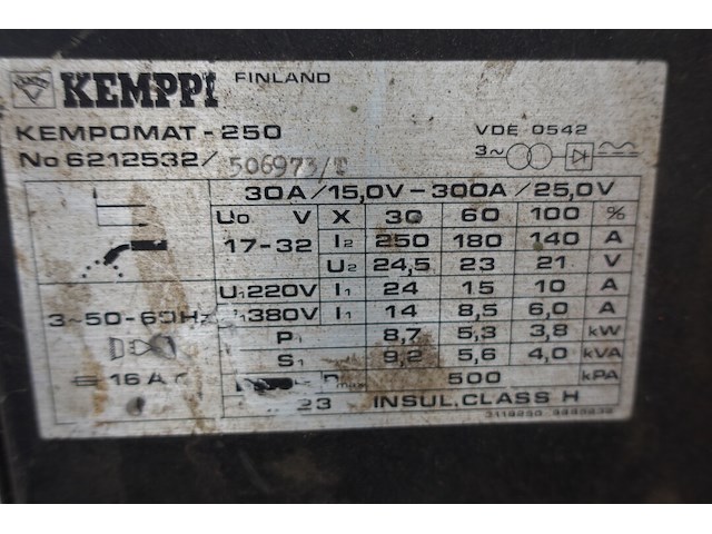 Verrijdbaar lasapparaat kemppi - afbeelding 7 van  7