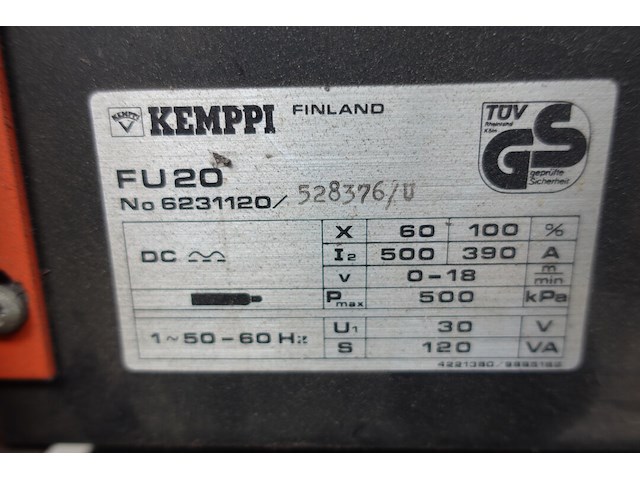 Verrijdbaar lasapparaat kemppi - afbeelding 10 van  10