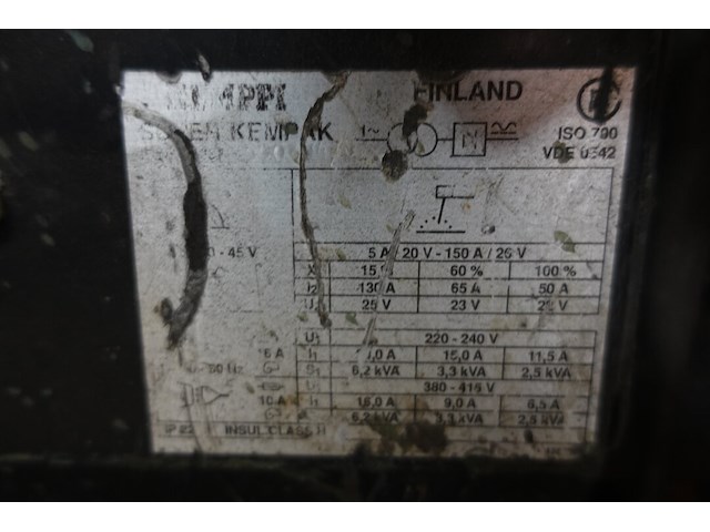 Verrijdbaar lasapparaat kemppi - afbeelding 5 van  5