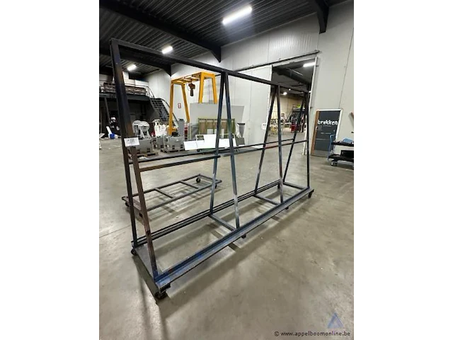 Verrijdbaar metalen a-frame transportrek - afbeelding 1 van  1