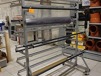 Verrijdbaar metalen folierek