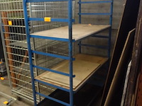 Verrijdbaar metalen rek met 8 niveau's - afbeelding 4 van  4