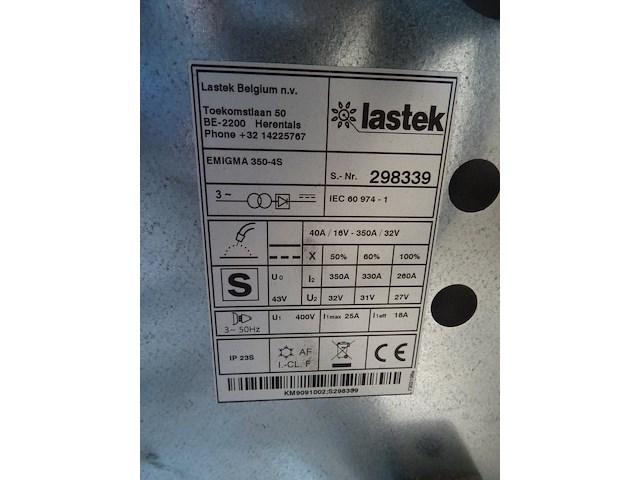 Verrijdbaar mig/mag-lasapparaat lastek - afbeelding 5 van  7