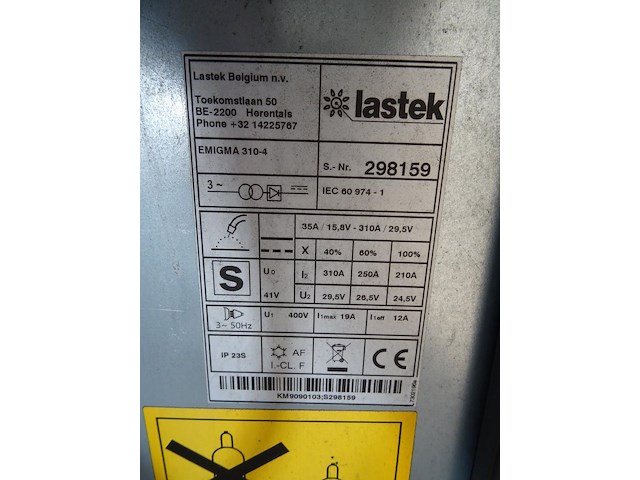 Verrijdbaar mig/mag-lasapparaat lastek - afbeelding 5 van  6