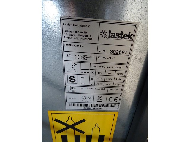 Verrijdbaar mig/mag-lasapparaat lastek - afbeelding 4 van  6